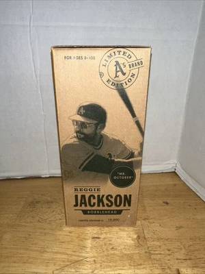 2004 Reggie Jackson Edição Limitada Bobblehead - Novo Na Caixa! - Imagem 1 de 4