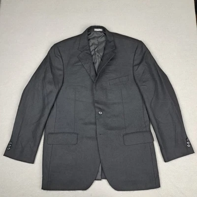 Loro Piana Cashmere Blazer Mens 44 LT Black Sport Coat Nordstrom Canada Jacket - Image 1 of 4