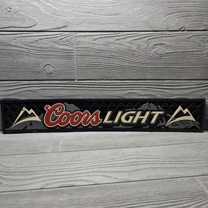 Coors Light Bar Mat 20 1/2" X 3 1/2"  - Picture 1 of 8
