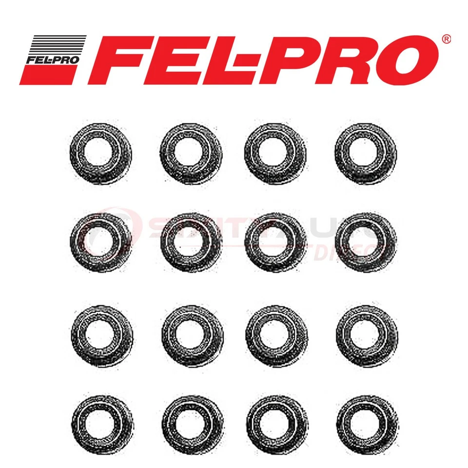 Fel Pro Valve Stem Oil Seal Set for 1999-2001 Chevrolet Silverado 2500 5.3L fh Foto 1 de 4