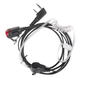 Earphone With PTT LED Light Microphone K Port For Baofeng Radio Walkie Talkie - Zdjęcie 1 z 12