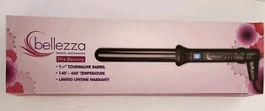 Bellezza Pro Beauty TI 1.0 Inch Digital curling  iron 1.25  inch - Picture 1 of 3