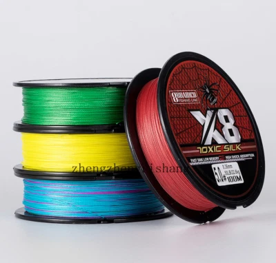 100/150m Multicolor Power Braided x8 Strands Pe Dynema Fishing line 6-100Lb - Image 1 of 4