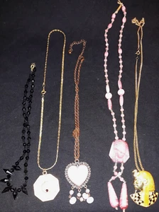 Used Lot of 5 Necklaces Pendants Various Lengths Egypt No.771/9 - Picture 1 of 12
