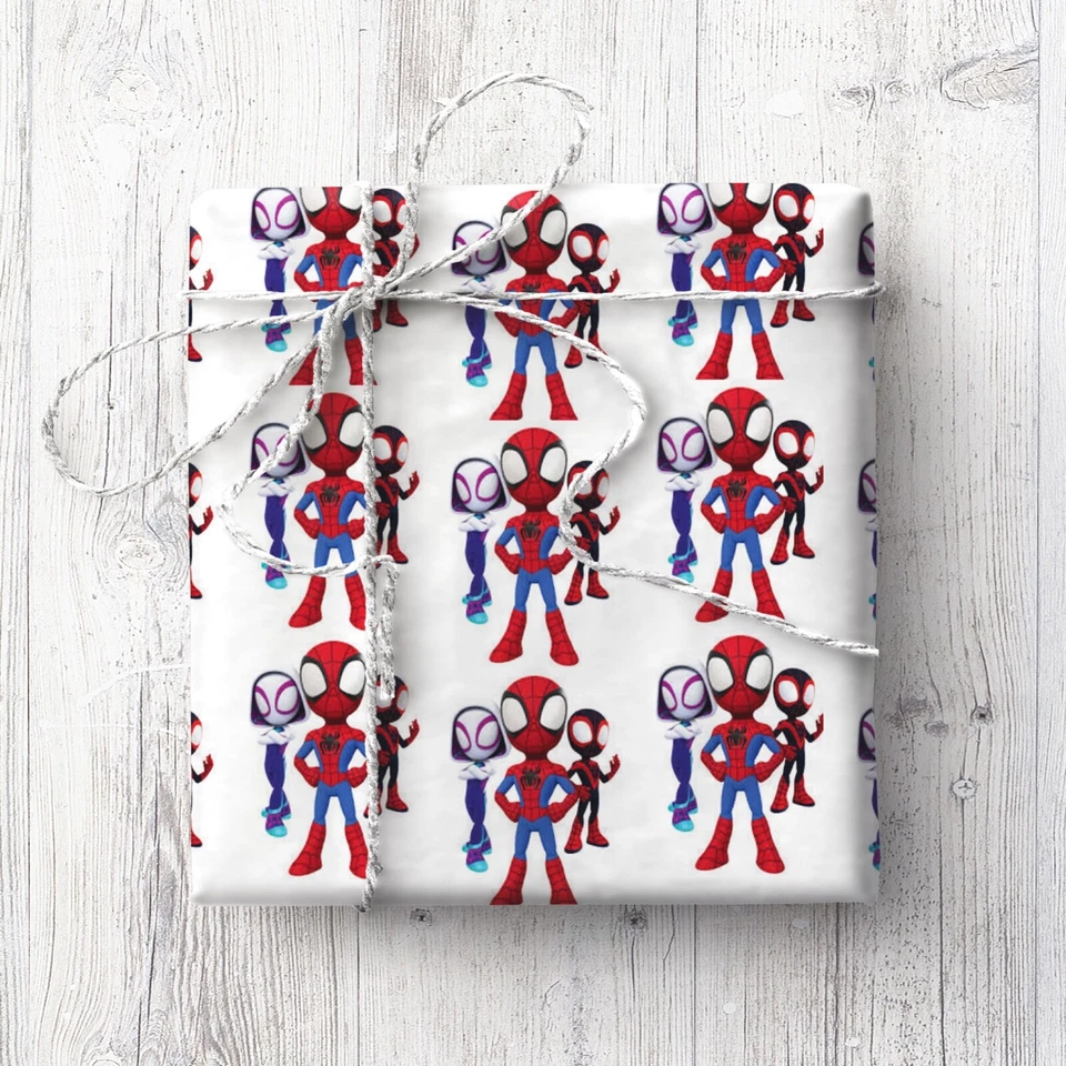 Spidey and his Amazing Friends Wrapping Paper x 2 Sheets - Gift wrap - White - Image 1 of 1