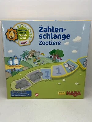 Haba Germany Zoo Zootiere Zahlen-schlange Numbers And Animals Tiles High Quality - Image 1 of 4