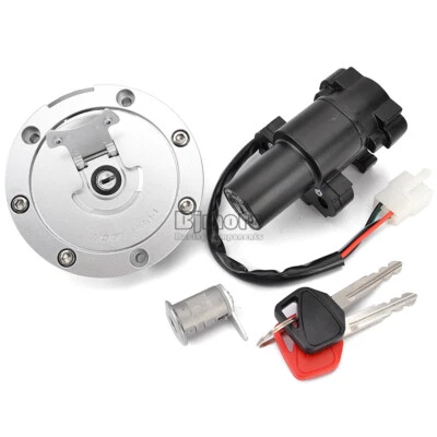 Fuel Gas Cap Ignition Switch Seat Lock Key For Honda CBF600 (Naked) 2004-2009 Foto 1 de 4