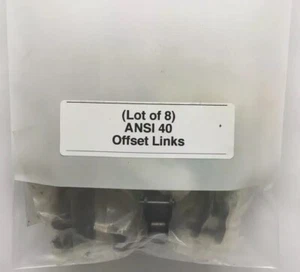 (8 Stück) ANSI 40 Offset Link - Bild 1 von 3