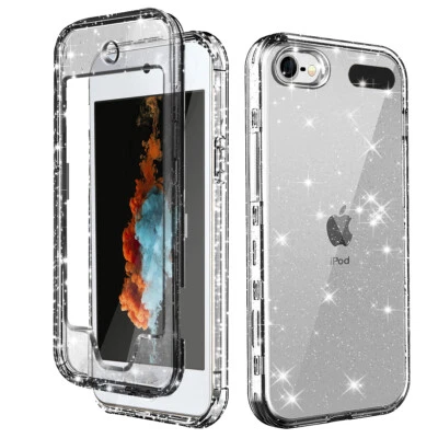 Funda protectora resistente transparente brillante a prueba de golpes para Apple iPod Touch 7ª/6ª/5ª generación Foto 1 de 4