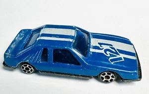 1990s Unbranded 1/64 Scale 80s 90s Mustang Ford Plastic Toy Fox Body Blue - Picture 1 of 5