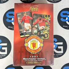1997 Futera Manchester United Soccer Trading Cards Sealed Box (36 Packs)