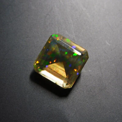  11.55 Ct Natural Stunning Fire Opal Square Cut Premium Quality Gems For jewelry - Image 1 of 4