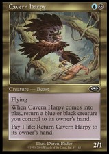 Magic the Gathering MTG Cavern Harpy (97) Planeshift   LP