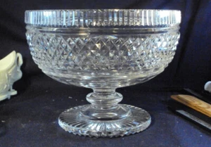 Waterford Crystal Castletown footed bowl 7.25" signed - Picture 1 of 4