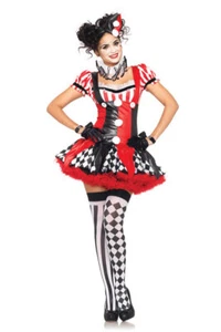 Harlequin Clown Adult Costume - Picture 1 of 2