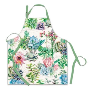 Michel Design Works Cotton Chef's Apron Pink Cactus - Picture 1 of 1