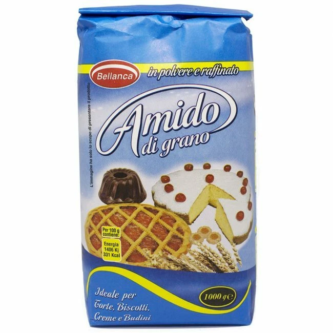 AMIDO DI GRANO BELLANCA 1 KG POLVERE ADDENSANTE IDEALE PREPARAZIONI DOLCI SALATE