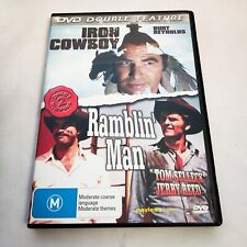 IRON COWBOY / RAMBLIN' MAN - DVD | DOUBLE FEATURE BURT REYNOLDS TOM SELLECK