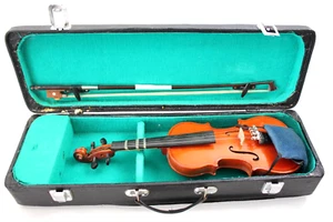 Cremona Violin with Case Distressed Condition Needs Repair - Picture 1 of 11