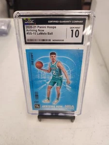 2020-21 Hoops #SS-15 LaMelo Ball Arriving Now. CGC 10 - Picture 1 of 2