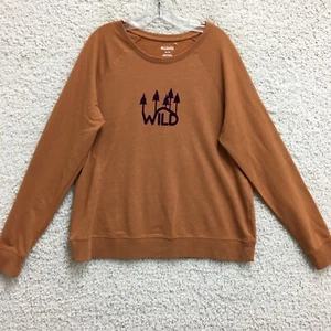 Columbia Sweater Extra Large Adult Brown Graphic Long Sleeve Pullover Women XL - Picture 1 of 9