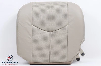 Cadillac Escalade 2005 ESV edición Platinum - parte inferior del conductor cubierta de asiento de cuero tostado Foto 1 de 4