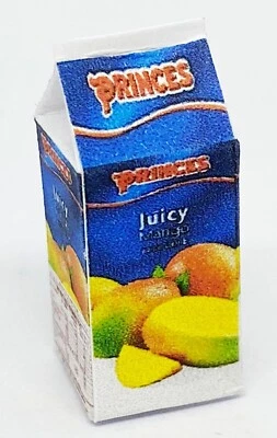 Maison De Poupée Jus De Mangue Petit Vide Fait Main Carton Miniature Tumdee - Photo 1/4