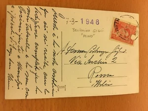 Cartolina autografa di Beniamino Gigli - Picture 1 of 1