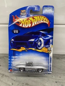 Hot Wheels 2003 Mattel Wheels  3/42 Corvette Stingray 015 Silver - Picture 1 of 1