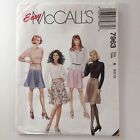 McCalls 7963 Flared A Line Overlay Skirt Half Circle Ladies New Uncut Pattern