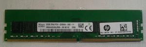 SK Hynix 32GB 2Rx8 PC4-3200AA UDIMM Desktop Memory HMAA4GU6AJR8N-XN - Afbeelding 1 van 7