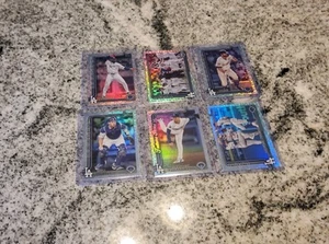 2025 Topps Series 1 Topps Logo Foil Fanatics Holo Lot, LA Dodgers Lot of 6 Cards - Picture 1 of 6