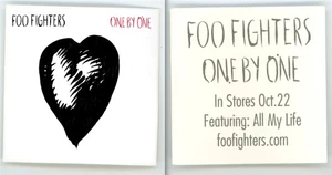 Pegatina promocional cuadrada de 3 pulgadas Foo Fighters One By One EE. UU. - gira 2002 - Imagen 1 de 2