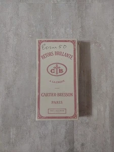 Vtg NOS Lot of 10 Cartier-Bresson French Embroidery Thread Spools Wooden In Box - Picture 1 of 12