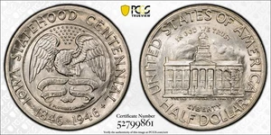 1946 P Classic Commemorative Iowa Centennial PCGS MS-66 Iowa - Picture 1 of 3