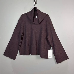 Lululemon sweatshirt sweater Size L/XL Retreat Yourself Pullover Brown NWT - Picture 1 of 11