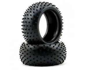 Schumacher Mini Spike 2 Rear Buggy Tyres - Yellow - 1 Pair - Picture 1 of 2