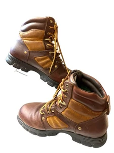 POLO RALPH LAUREN DIEGO Brown Tan Oiled Leather Dessert Boots Mens Size 8D - Picture 1 of 6