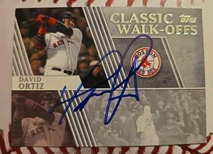 2001 Premium David Ortiz Boston Red Sox Hof firmato autografato - Foto 1 di 2