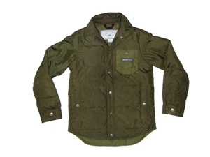 OBERMEYER Olive Green Warm DOWN WINTER JACKET Insulated Puffer Ski Coat YOUTH S - Picture 1 of 9