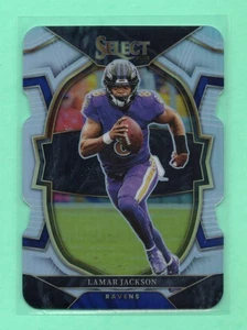 2022 Panini Select Lamar Jackson #73 Concourse Silver Die-Cut Prizm - Picture 1 of 2