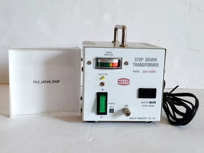 SDX-600U Nissyo Used Step Down Transformer 110-120V to 100V 600W - Image 1 of 4