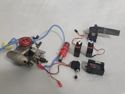 Dynamite 15 Nitro Engine  Inboard , With Muffler & Accessor RARE - Image 1 of 4