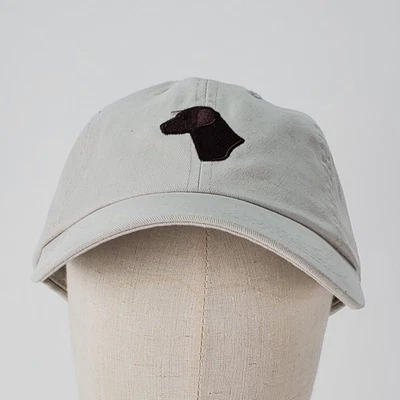Gorra Orvis Perro Correa Bordada Logo Labrador Papá Caqui Doble Algodón NUEVO Foto 1 de 4