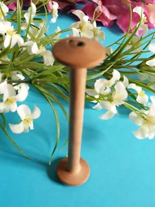 172# RAVISSANTE PETITE BOBINE ANCIENNE BOIS FILATURE SOIERIE LYON ÉP. ART DÉCO - Afbeelding 1 van 5