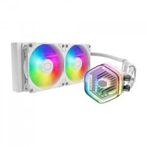 BD_IT_0024_B49518450 Cooler Master MasterLiquid 240 ATMOS White Processore Kit - Foto 1 di 1
