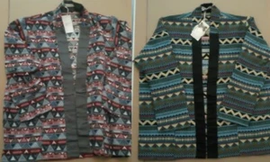 VINTAGE Boho Hippie Hippy Jacket Top Aztec Festival Folk Art Native American - Picture 1 of 8