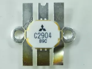 Transistor de potencia MITSUBISHI 2SC2904 RF de alta frecuencia RF Tr RF HF 100W 12,5V sin usar - Imagen 1 de 1