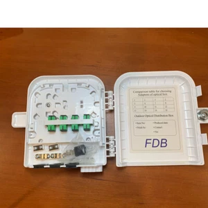 8 Fiber SC APC SM UV Weather Resistant FTTH Outdoor Wall or Pole Mount - Picture 1 of 4