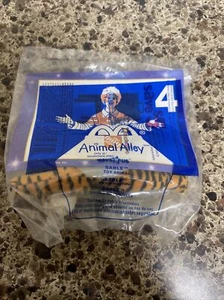 Animal Alley McDonalds 2001 juguete de peluche arena el tigre # 4 Toys R Us nuevo sellado - Imagen 1 de 3